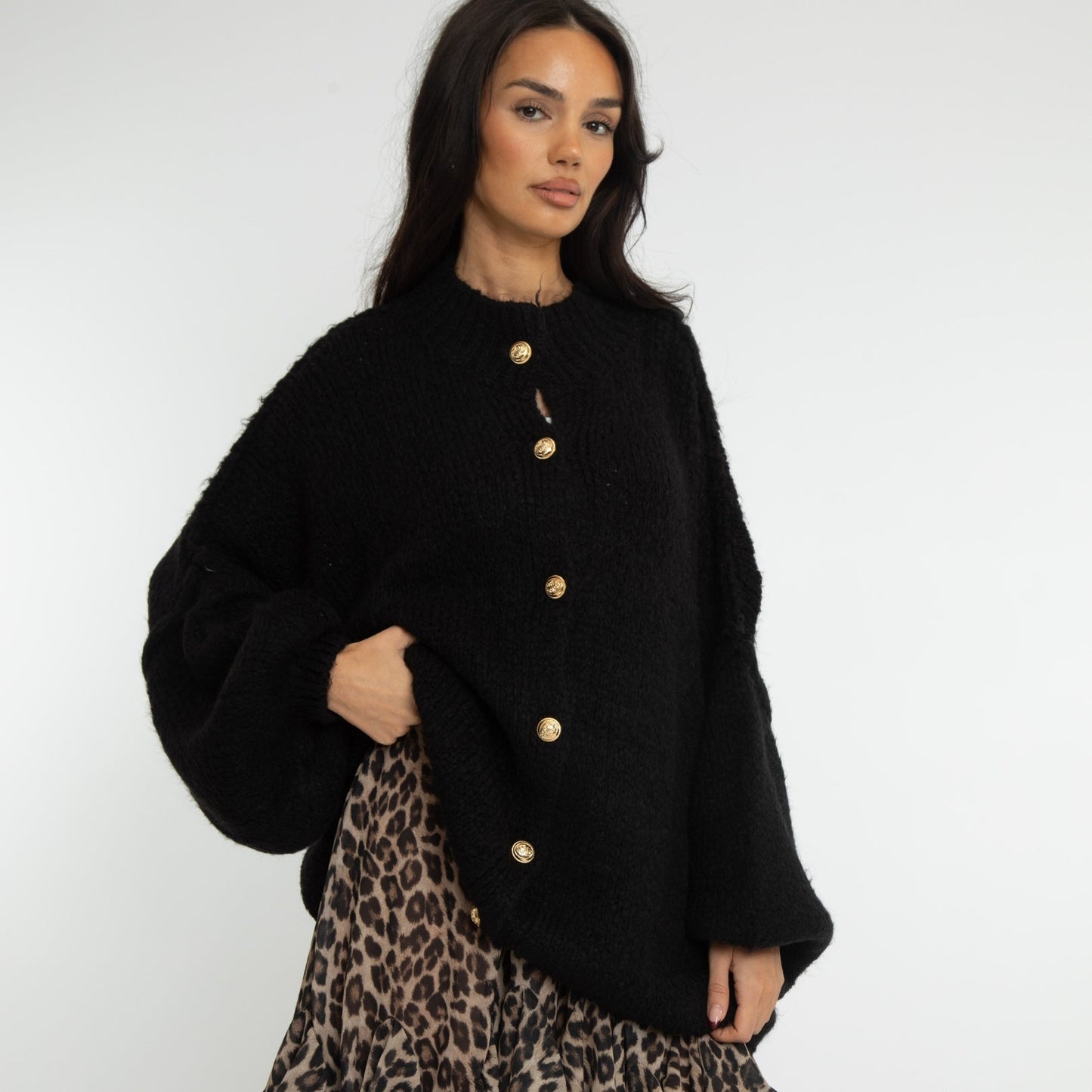 Cardigan surdimensionné