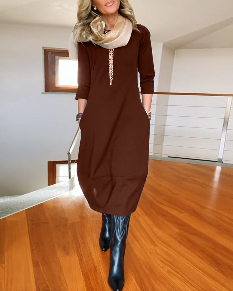 Robe élégante et confortable