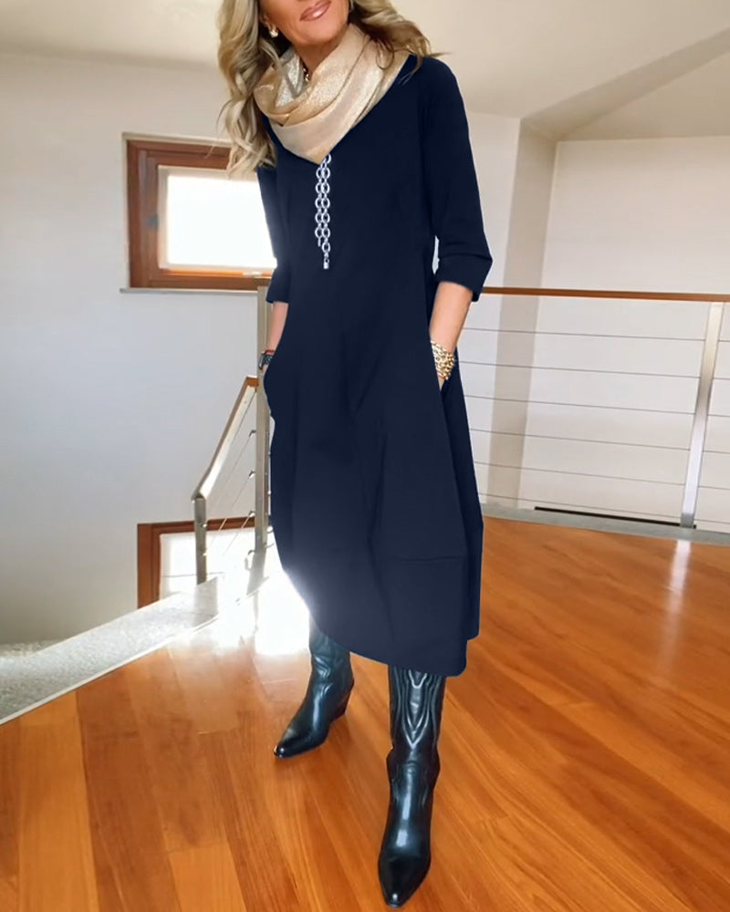 Robe élégante et confortable