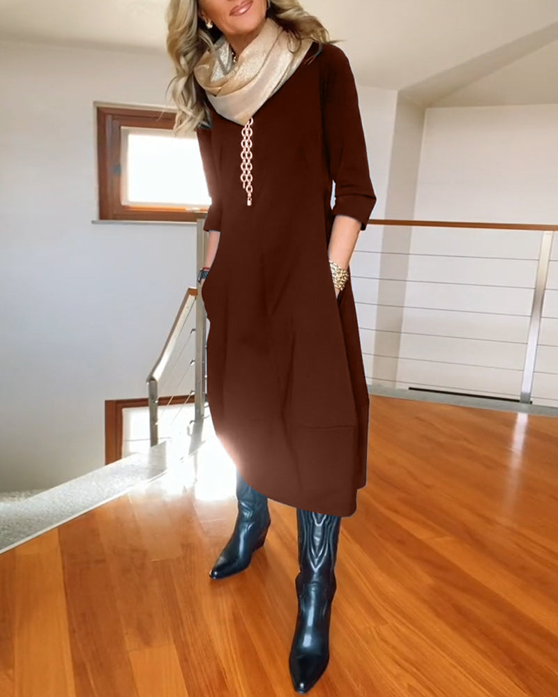 Robe élégante et confortable