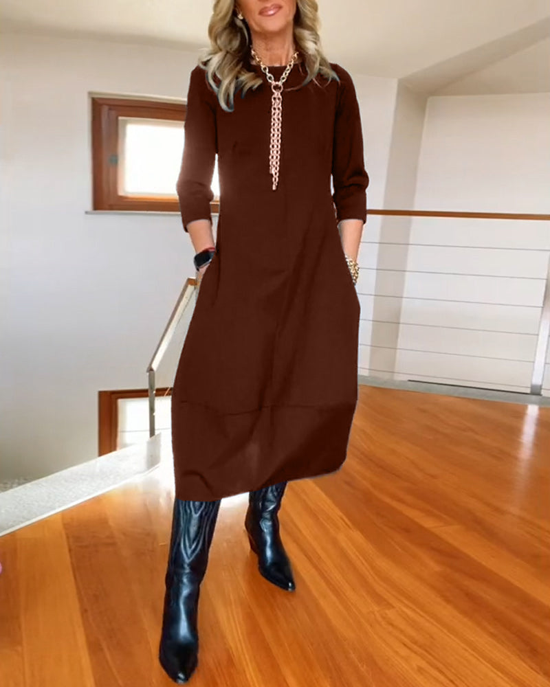 Robe élégante et confortable