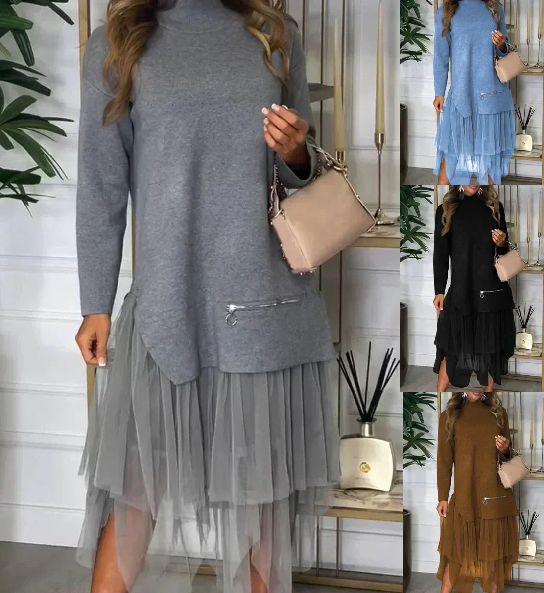 Robe de luxe deux en un