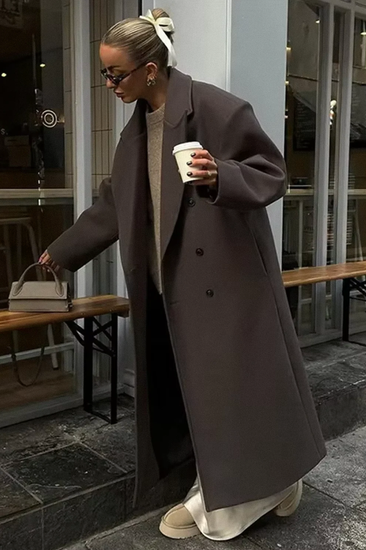 Veste manteau surdimensionnée