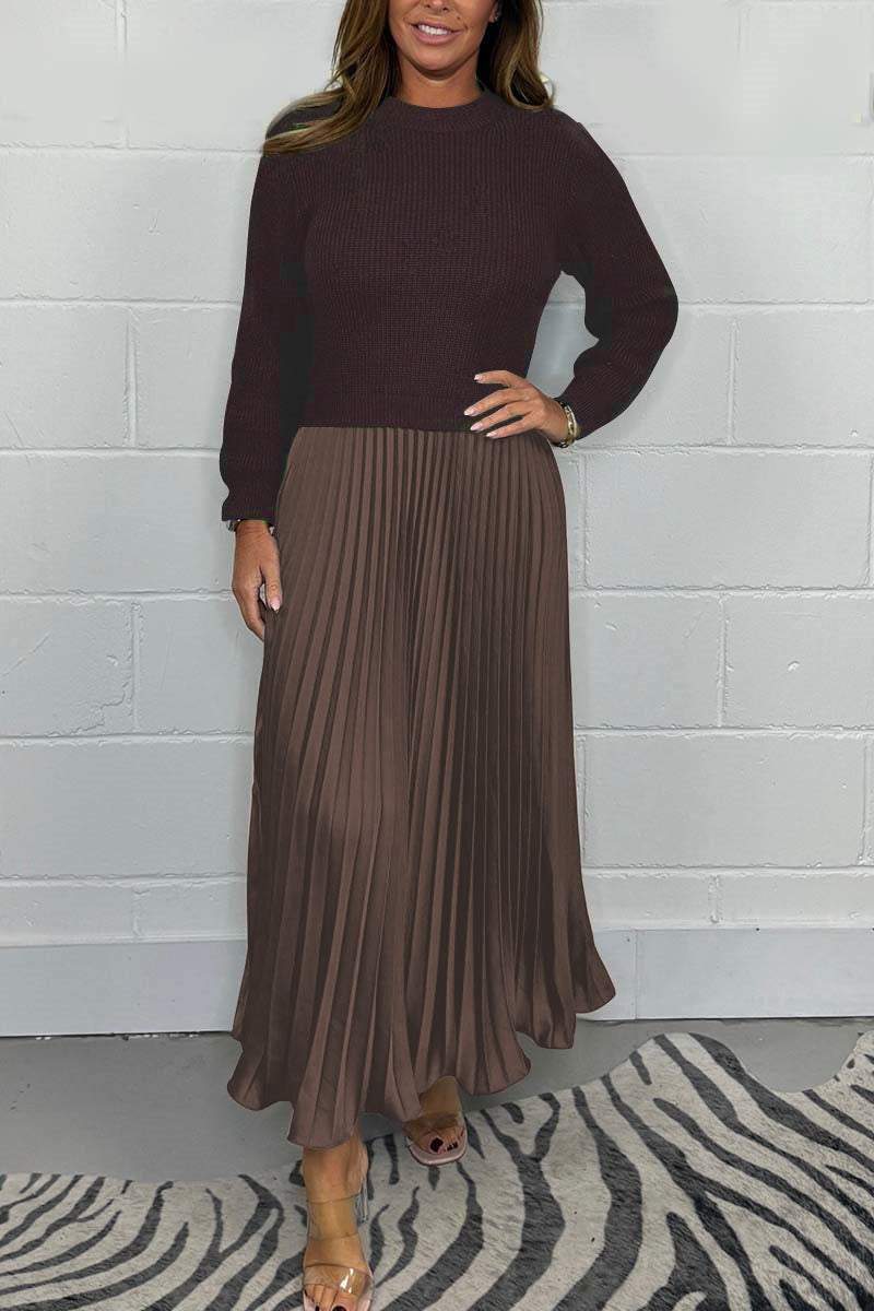 Robe à plis élégante