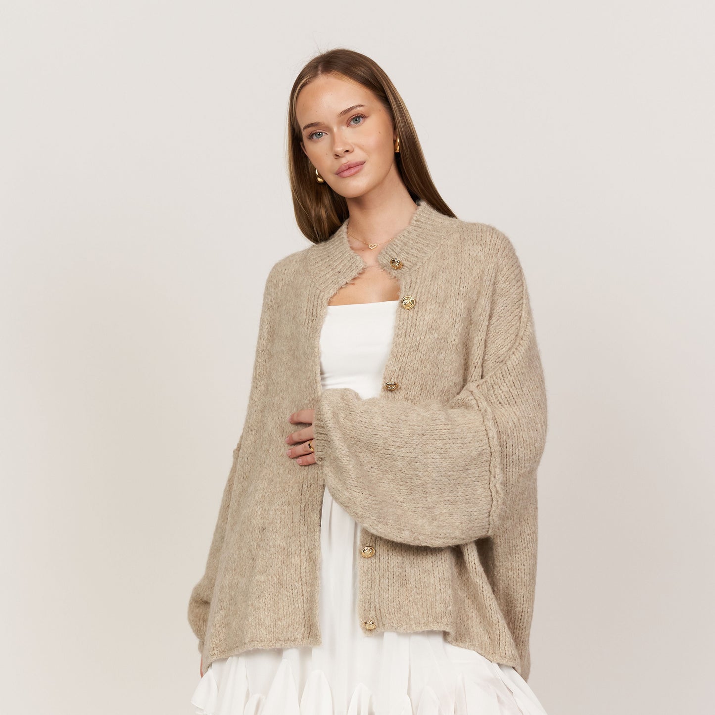 Cardigan surdimensionné