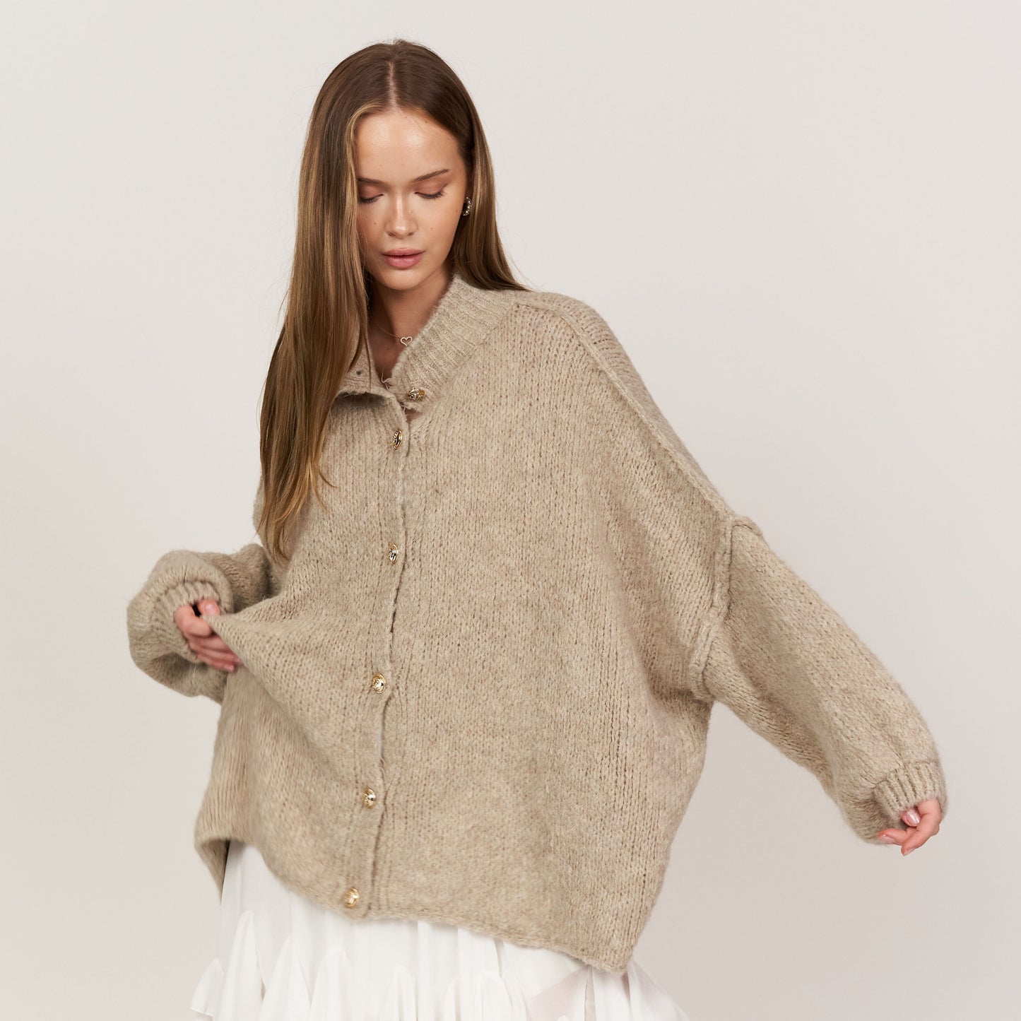 Cardigan surdimensionné