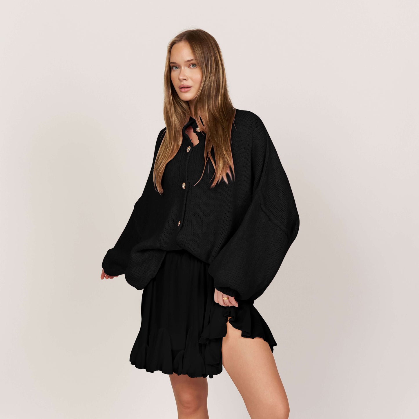 Cardigan surdimensionné