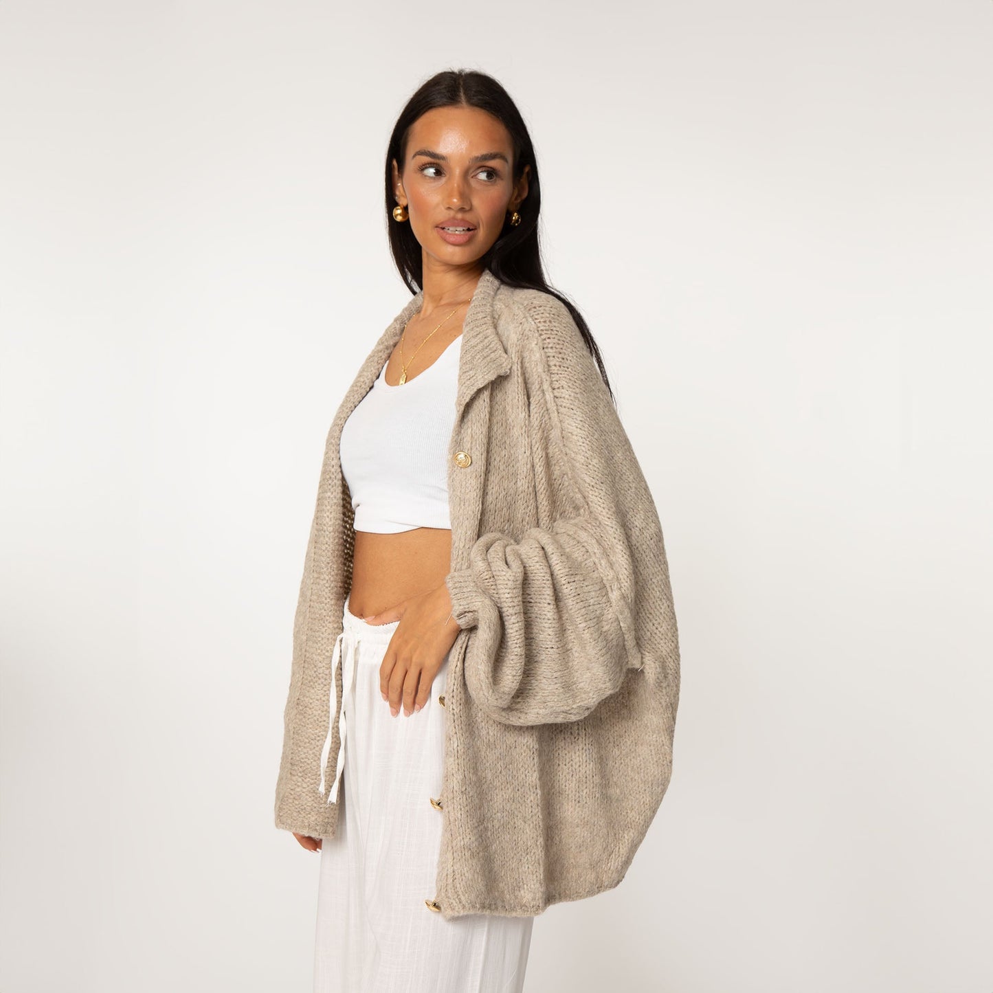 Cardigan surdimensionné