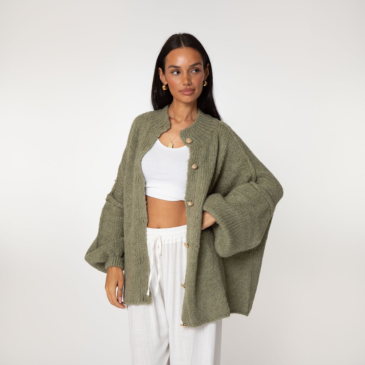 Cardigan surdimensionné