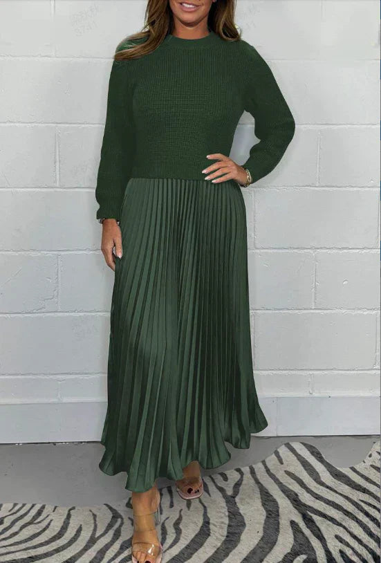 Robe à plis élégante