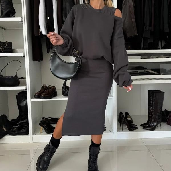 Ensemble deux pièces avec pull