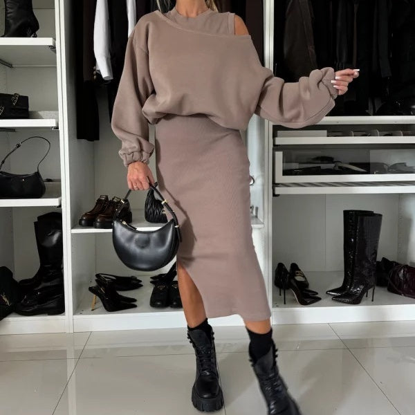 Ensemble deux pièces avec pull