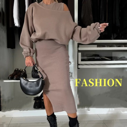Ensemble deux pièces avec pull