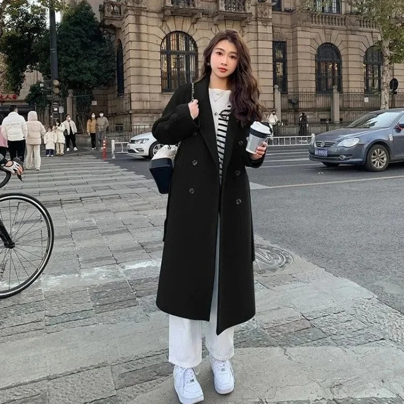 Long trench-coat élégant