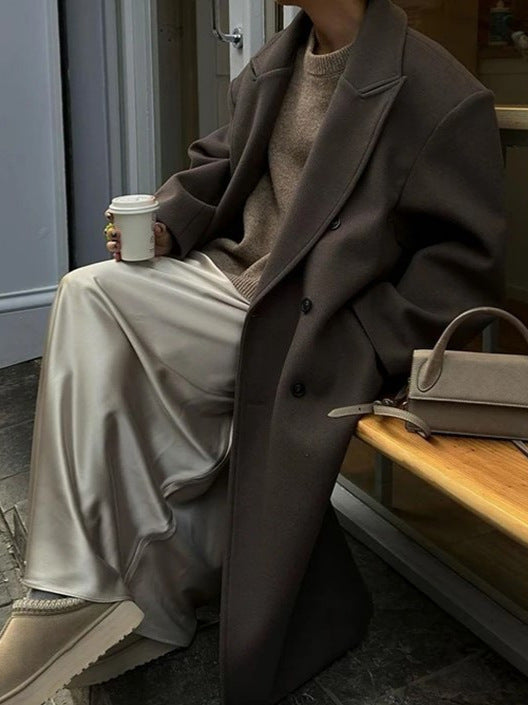 Veste manteau surdimensionnée