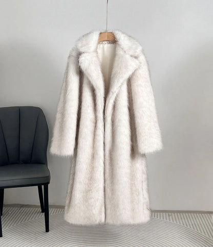Manteau polyvalent en fausse fourrure