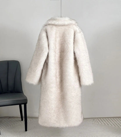 Manteau polyvalent en fausse fourrure