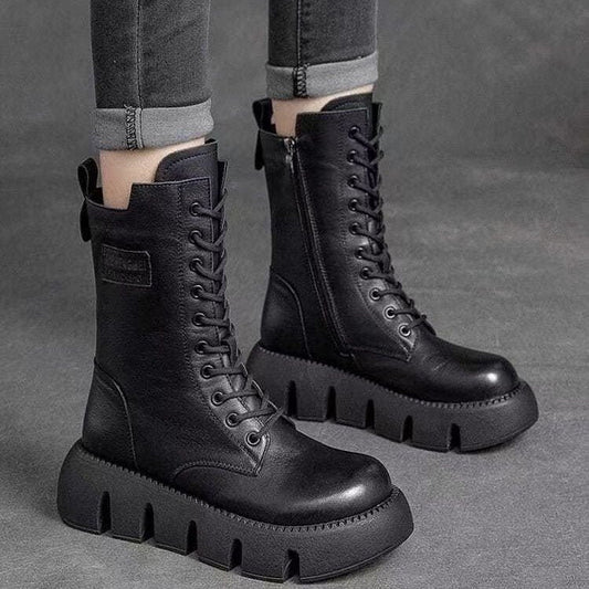 Bottes d'hiver en cuir
