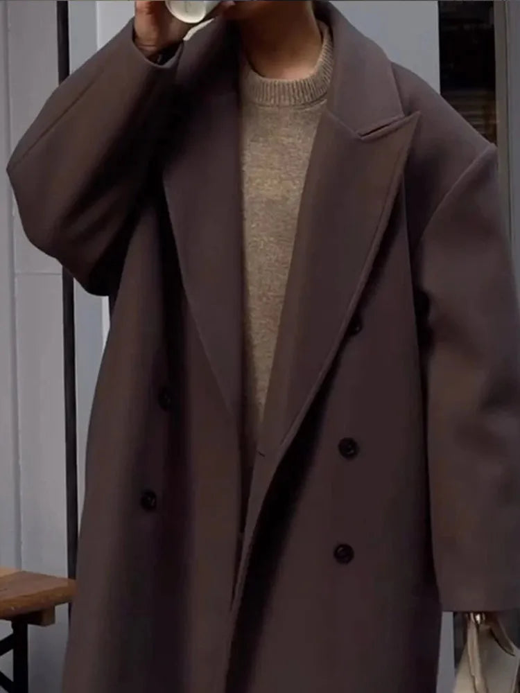 Veste manteau surdimensionnée