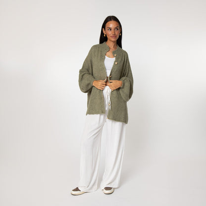 Cardigan surdimensionné
