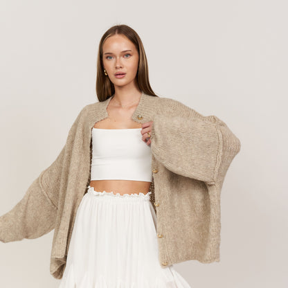 Cardigan surdimensionné
