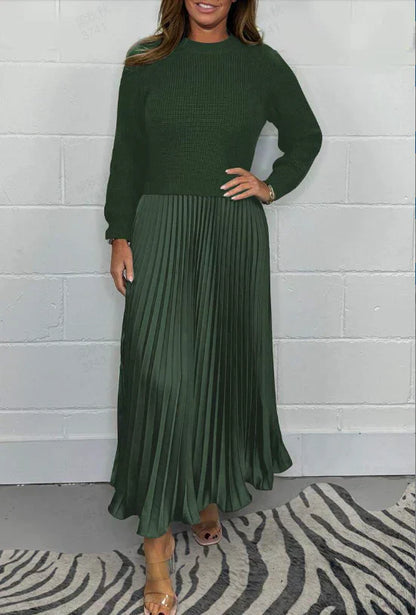 Robe à plis élégante