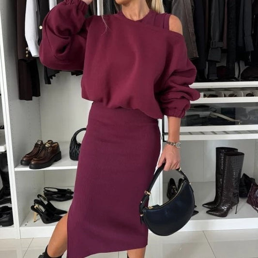 Ensemble deux pièces avec pull