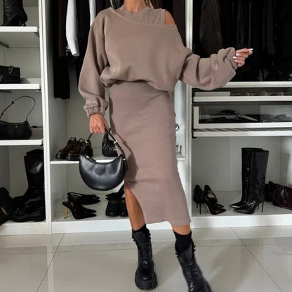 Ensemble deux pièces avec pull