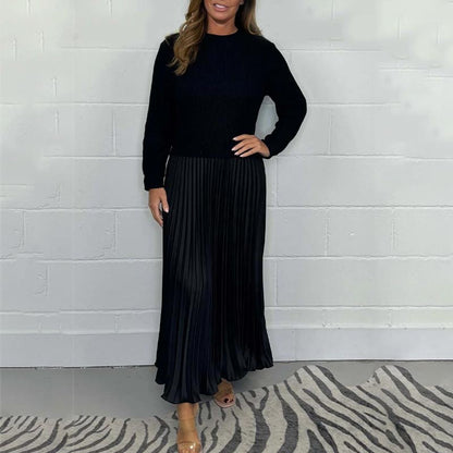 Robe à plis élégante